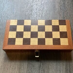 Wooden Travel Chess Set